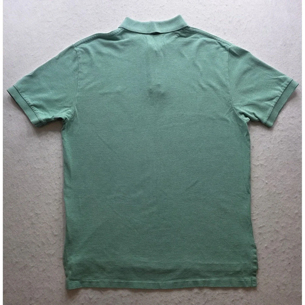 Polo Ralph Lauren Men's Light Green w Blue Pony Short Sleeve Polo Shirt. Size L